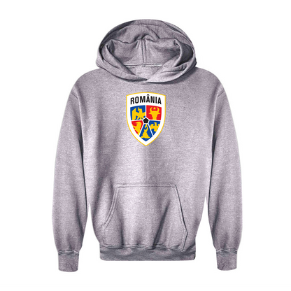 Youth Kids Romania National Soccer Team Pullover Hoodie