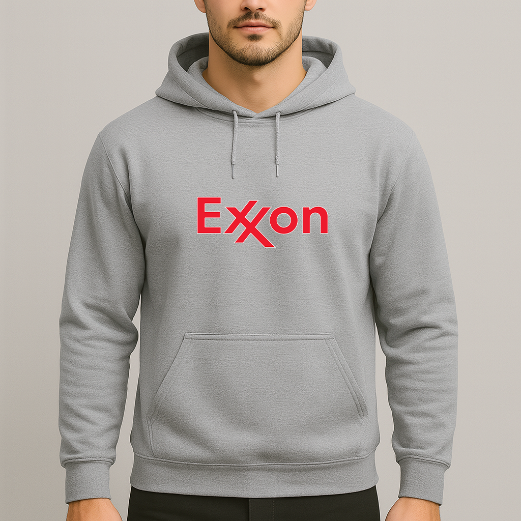 Men's Exxon Gas Station  Pullover Hoodie