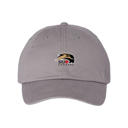SIU Edwardsville Cougars Logo Valucap Adult Bio-Washed Classic Dad Hat