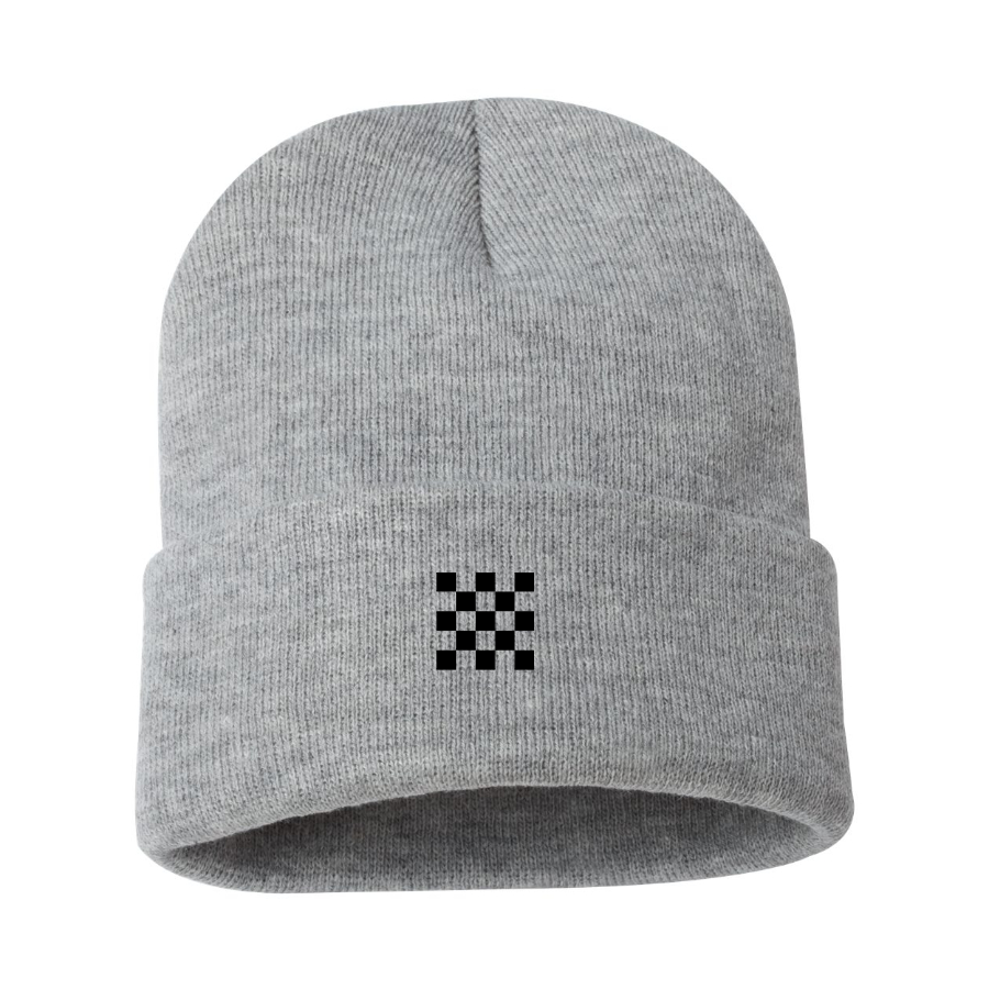 Checker Motors Corporation Logo Beanie Hat