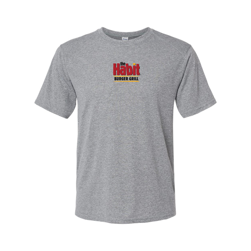 Men's The Habit Burger Grill Logo Polyester T-Shirt