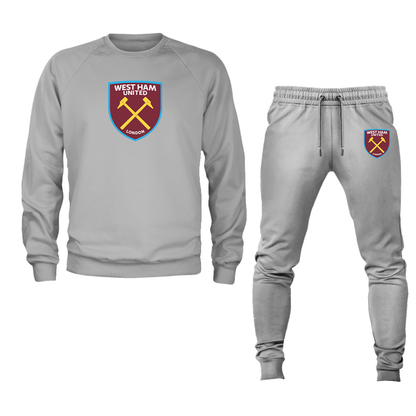 Men's West Ham United FC Crewneck Sweatshirt Joggers Suit