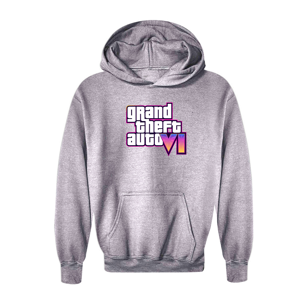 Youth Kids GTA 6 Grand Theft Auto VI Pullover Hoodie Game
