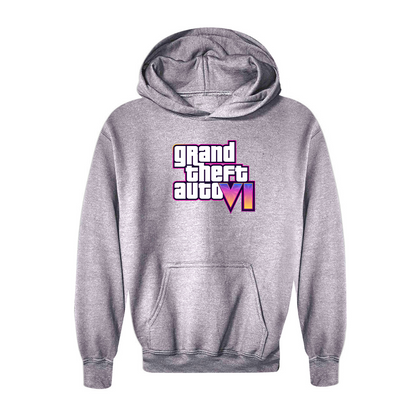 Youth Kids GTA 6 Grand Theft Auto VI Pullover Hoodie Game