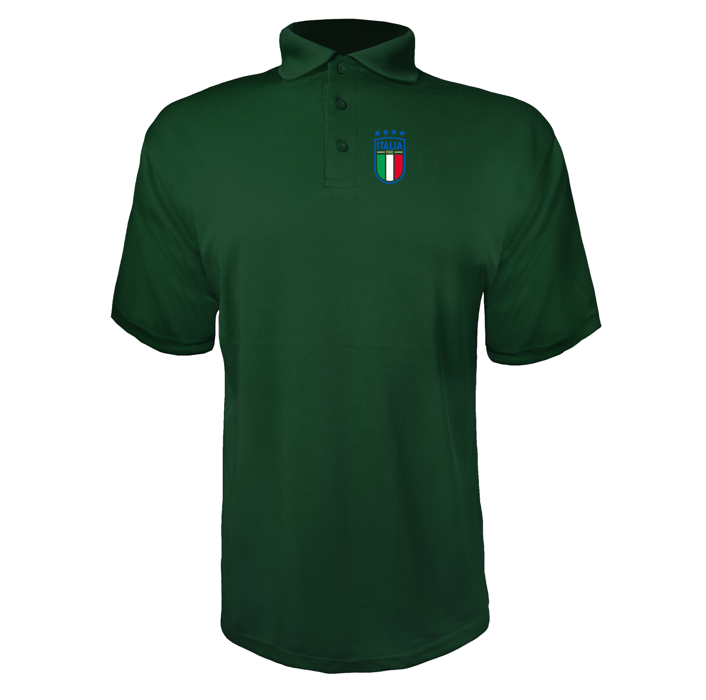 Men's Italy National Soccer Polyester Polo