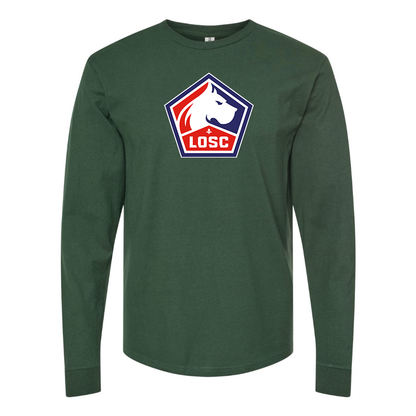 Men's Lille Olympique FC Long Sleeve T-Shirt