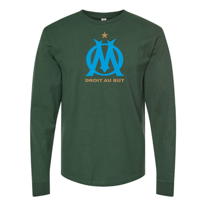 Men's Olympique de Marseille FC Long Sleeve T-Shirt