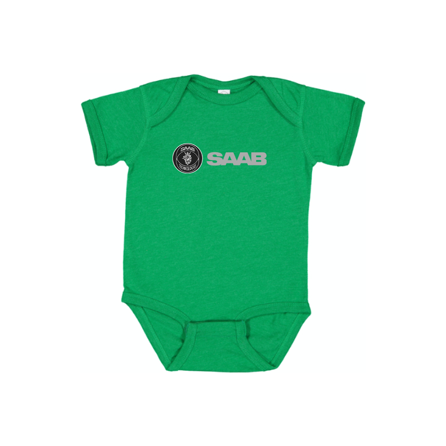 Saab Logo Baby Romper Onesie