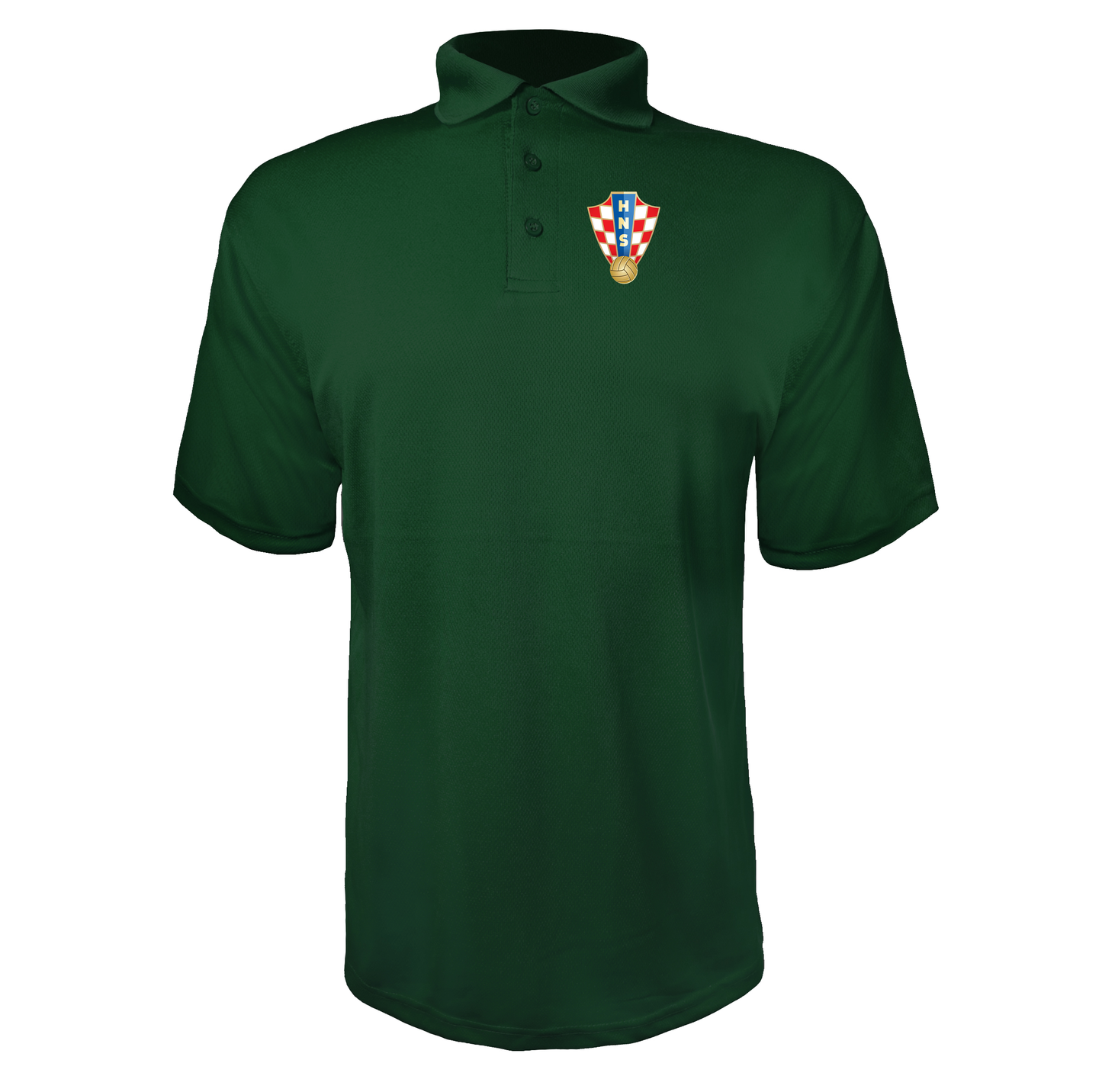 Men's Croatia National Soccer Team Polyester Polo