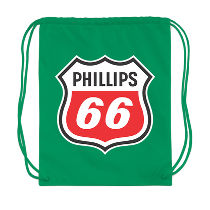 Phillips 66 Gas Station Drawstring Bag