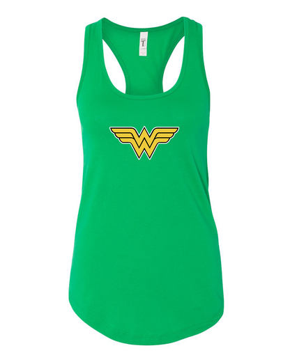 Women's Wonder Woman Superhero Racerback Tank Top