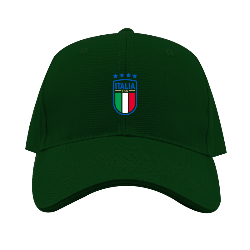 Italy National Soccer Dad Baseball Cap Hat