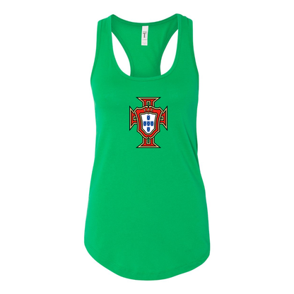 Women's Portugal National Soccer Team Racerback Tank Top