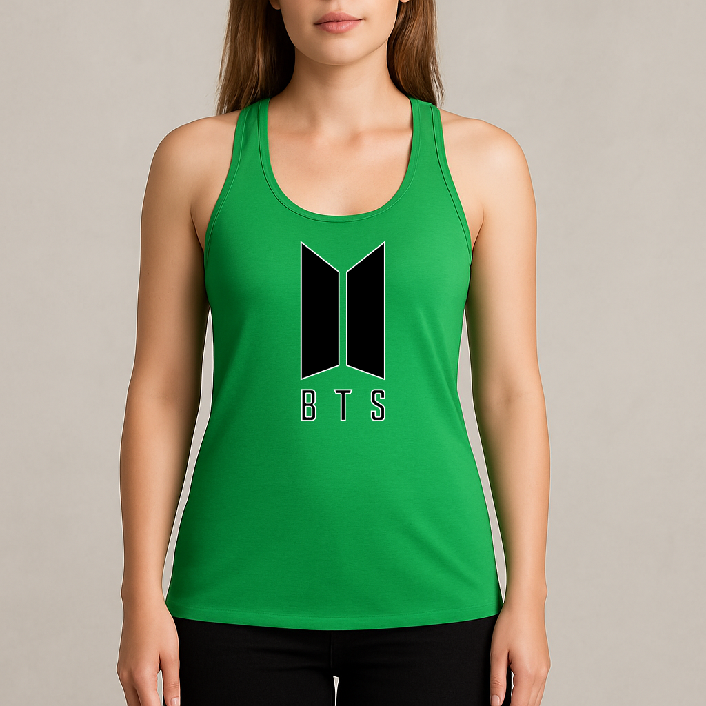 Women's BTS Music Racerback Tank Top