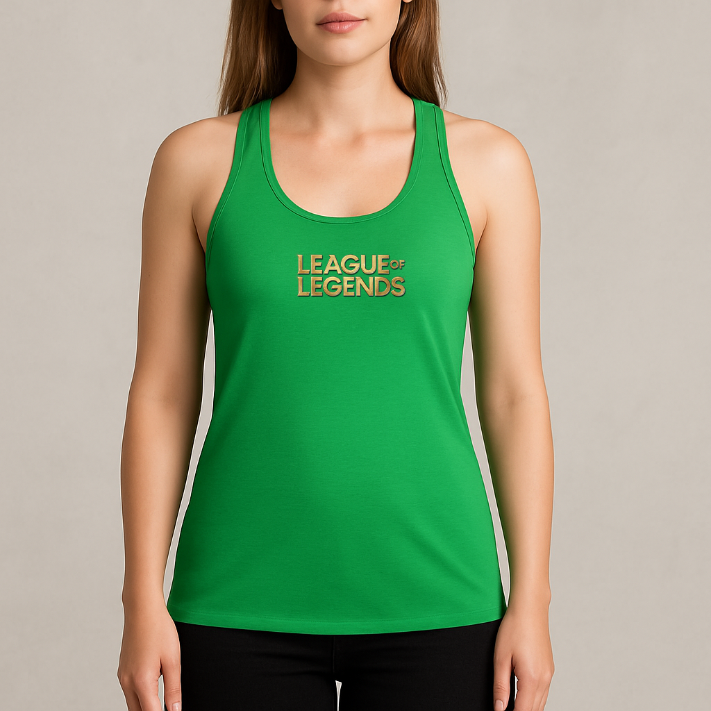 Women's League of Legends Game Racerback Tank Top