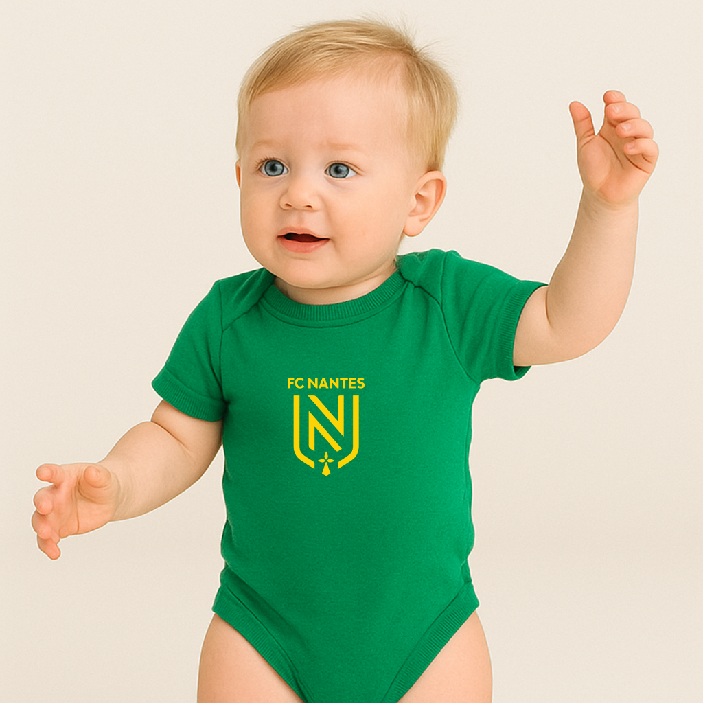 FC Nantes Soccer Logo Baby Romper Onesie