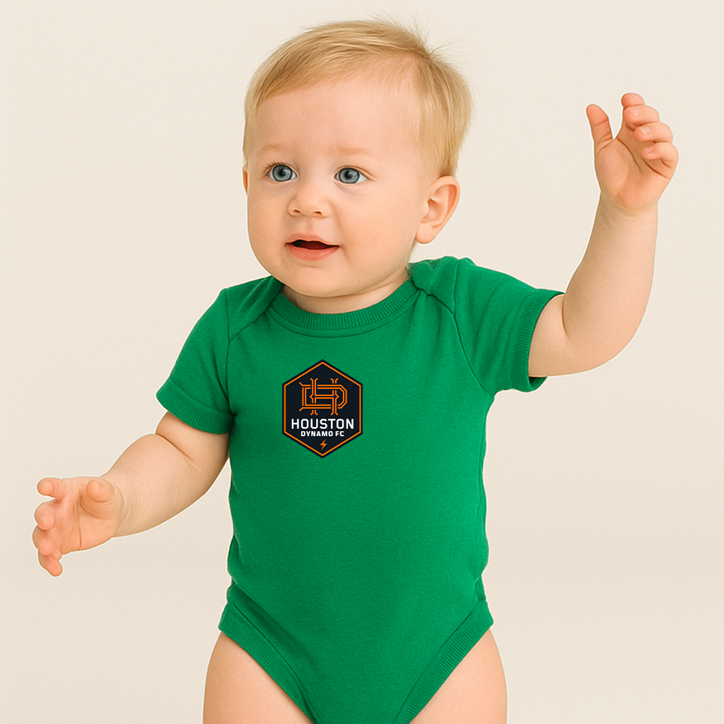 Houston Dynamo FC Soccer Baby Romper Onesie