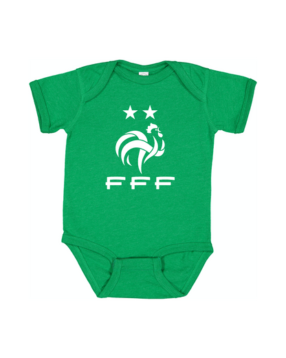 Baby France Soccer Romper Onesie