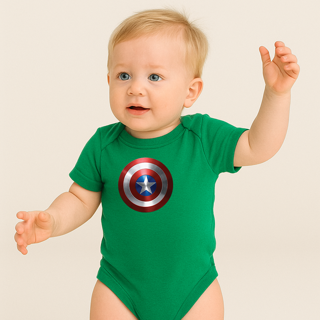 Captain America Baby Romper Onesie