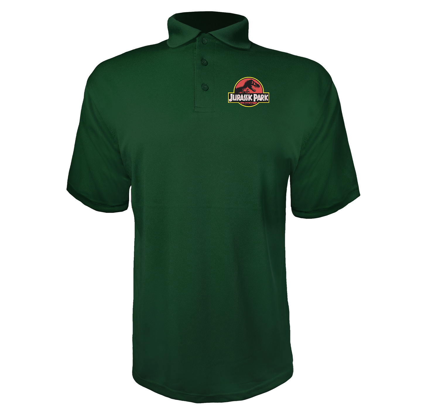 Men's Jurassic Park Movie Polyester Polo