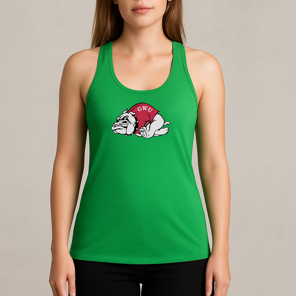Women's Gardner Webb Bulldogs Logo Next Level Ideal Racerback Tank