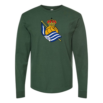 Men's Real Sociedad FC Long Sleeve T-Shirt
