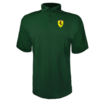 Men’s Ferrari Motorsport Car Polyester Polo