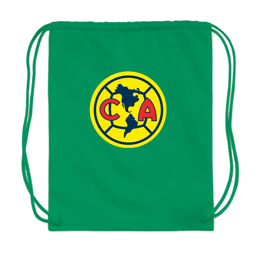 Club America Football Drawstring Bag