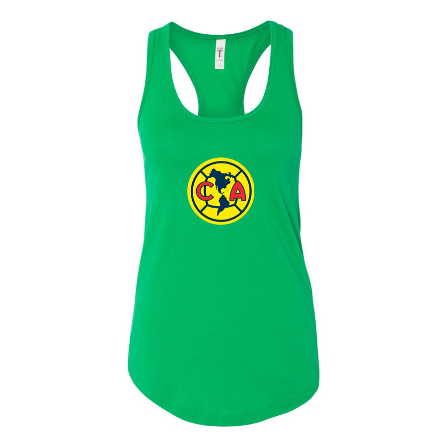 Women's Club America Football Racerback Tank Top