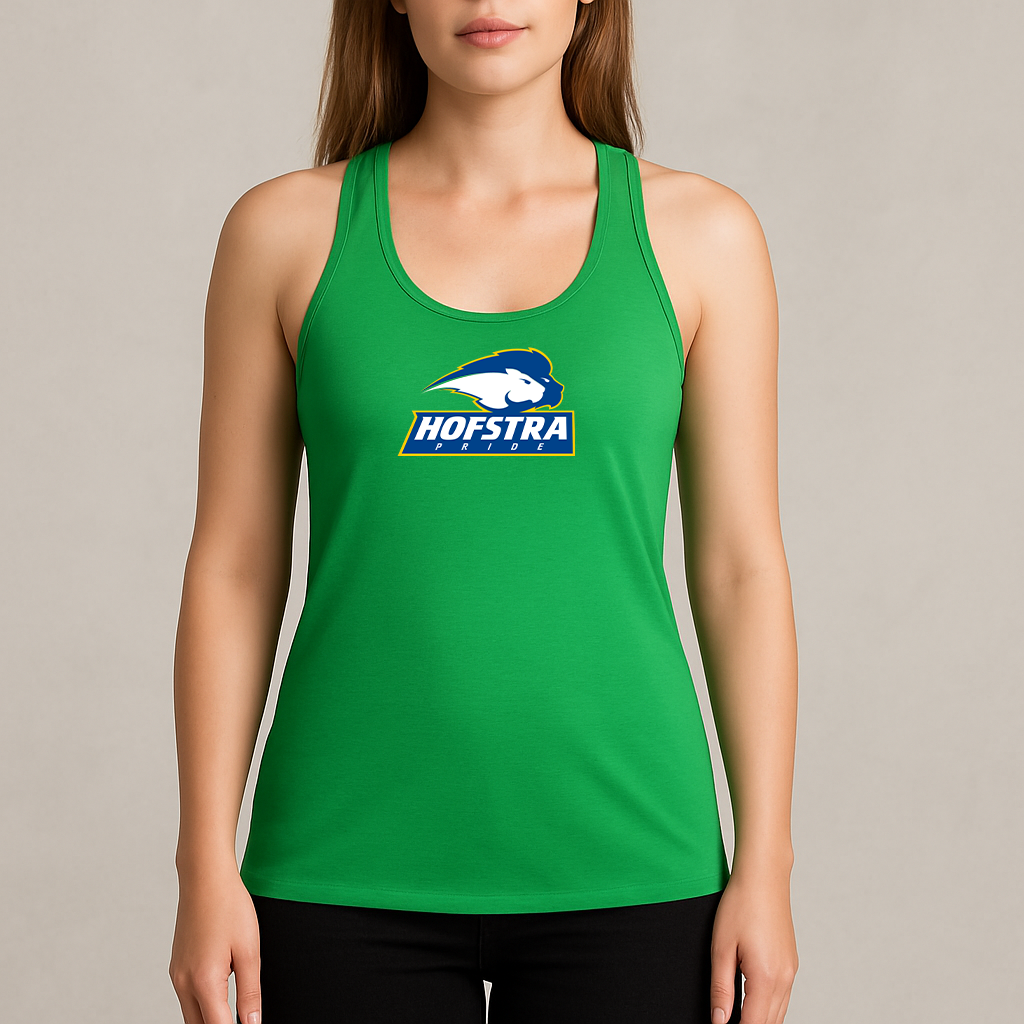 Women's Hofstra Pride Logo Next Level Ideal Racerback Tank