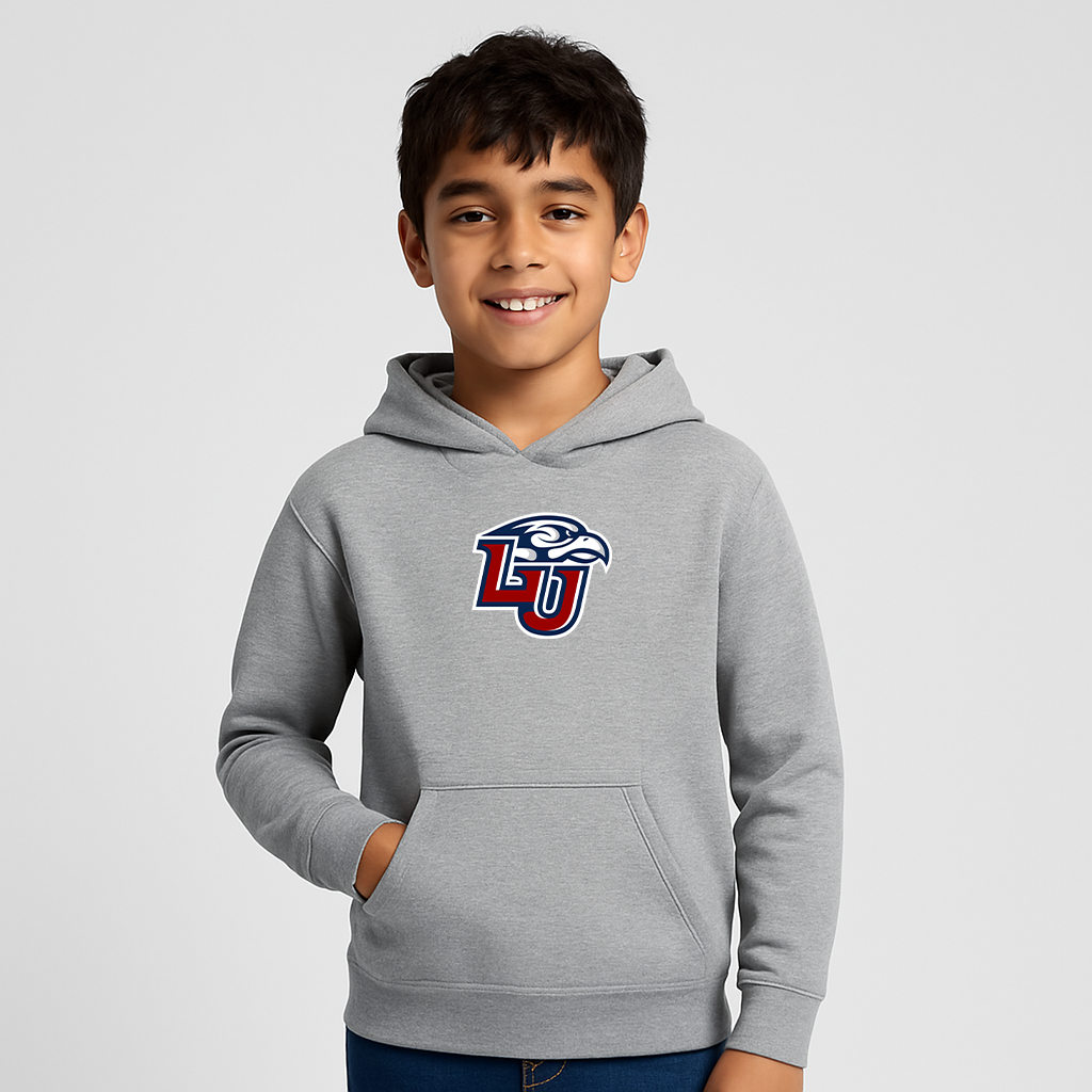 Youth Liberty Flames Logo Pullover Hoodie