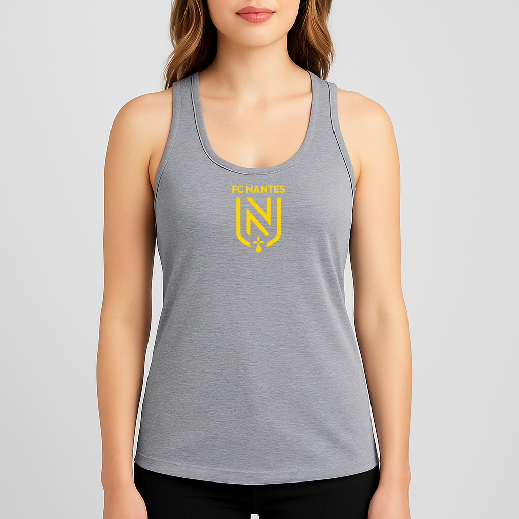 Women's FC Nantes Soccer Logo Next Level Ideal Racerback Tank