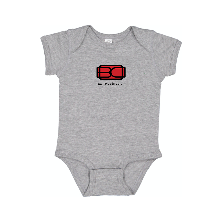 Baltijas Dzips Logo Baby Romper Onesie