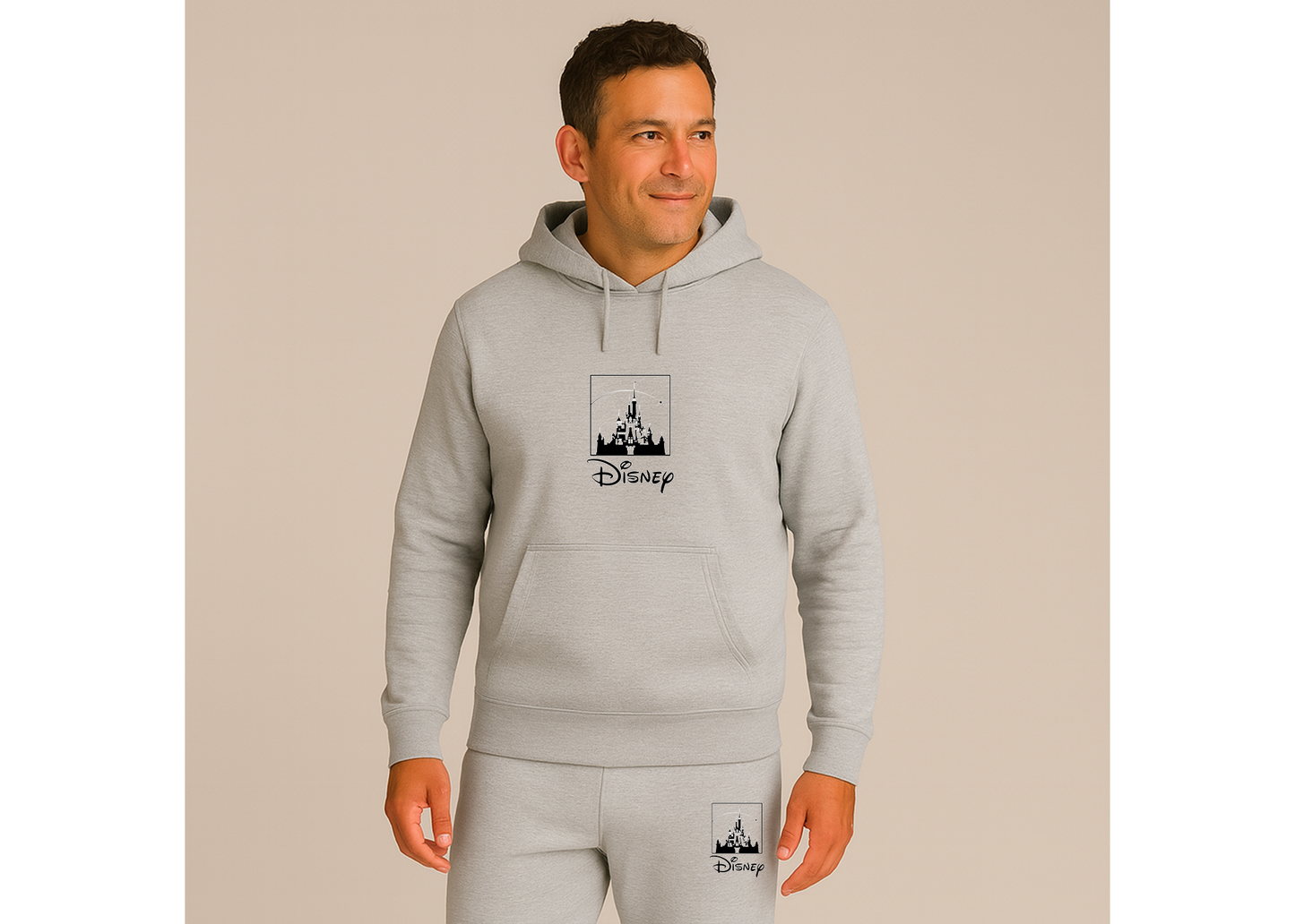 Men's Walt Disney Cartoon Hoodie Joggers Set