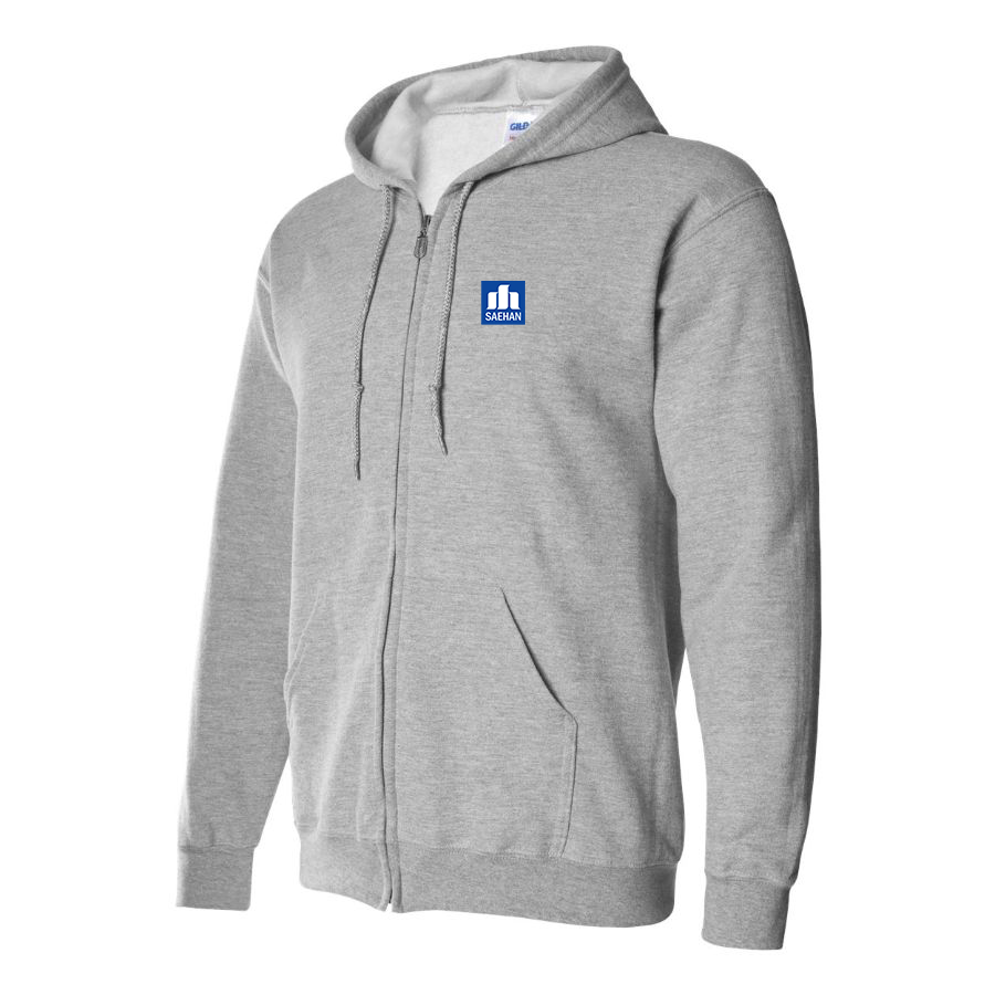 Men's Saehan Motors Logo Zipper Hoodie