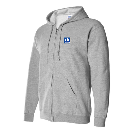 Men's Saehan Motors Logo Zipper Hoodie