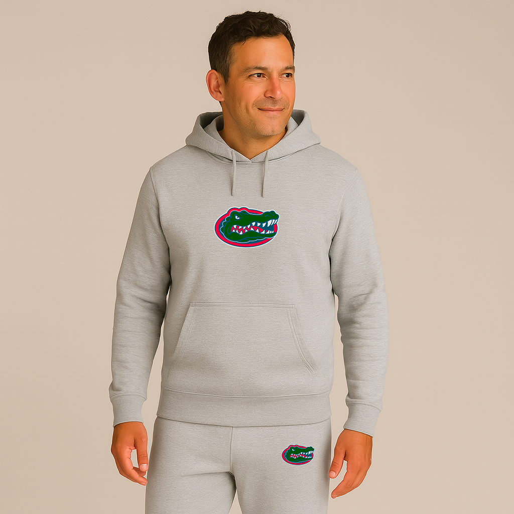 Men's Florida Gators Logo Hoodie Joggers Set