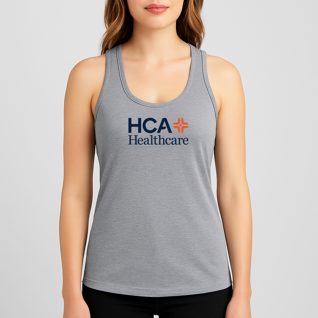 Women's HCA Healthcare Logo Next Level Ideal Racerback Tank