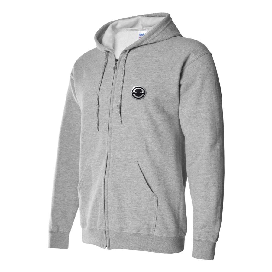 Men's BharatBenz Logo Zipper Hoodie