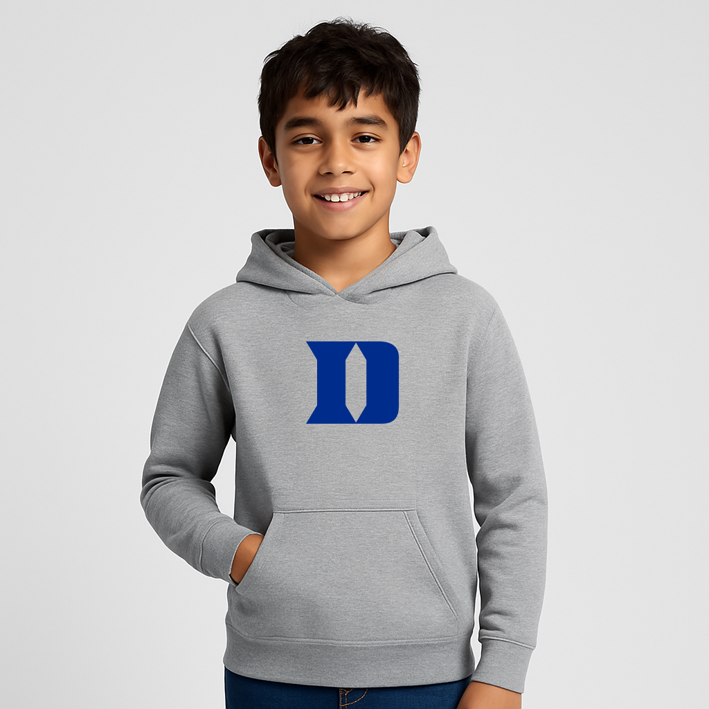 Youth Duke Blue Devils Logo Pullover Hoodie