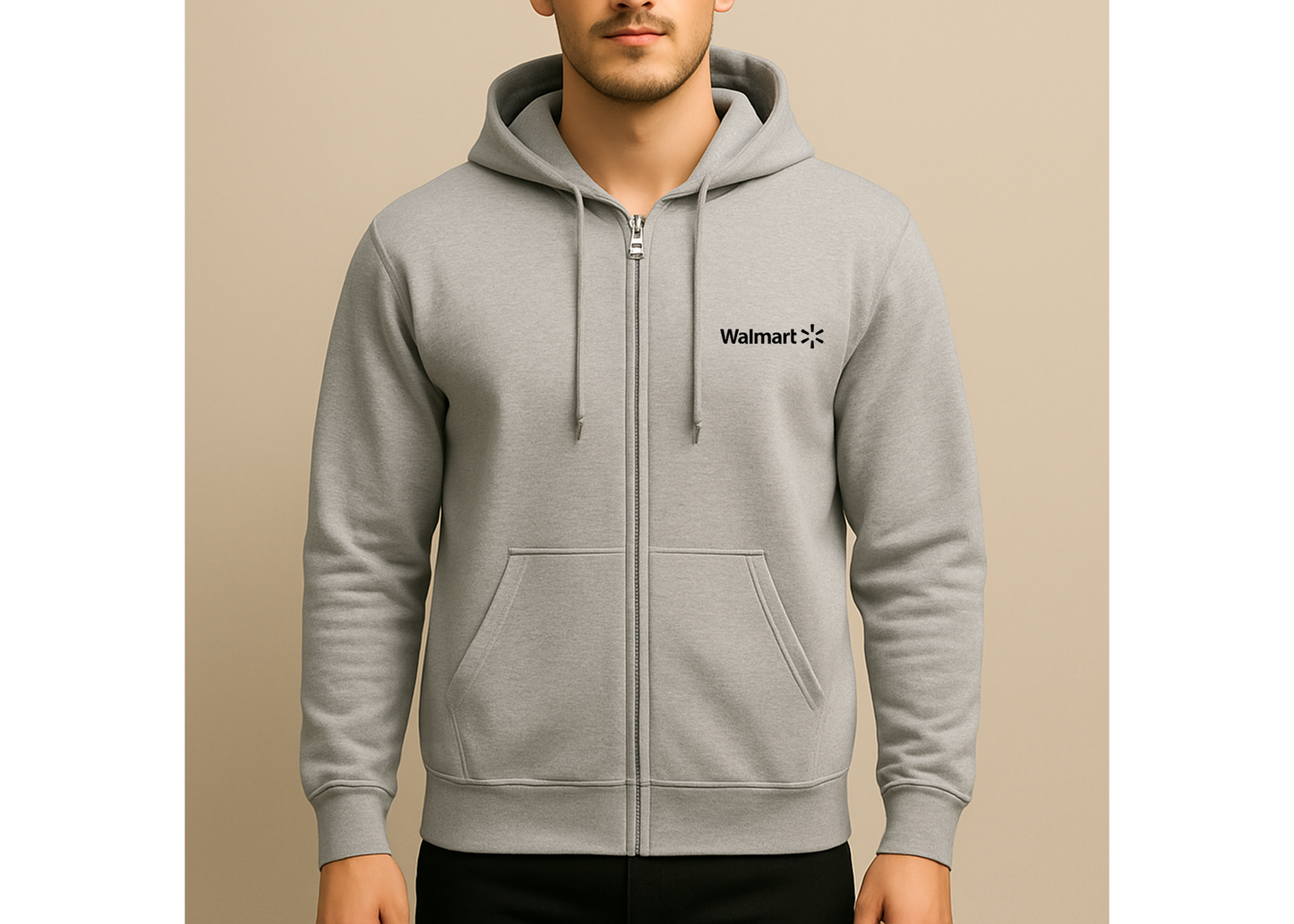 Men's Walmart Logo Zipper Hoodie