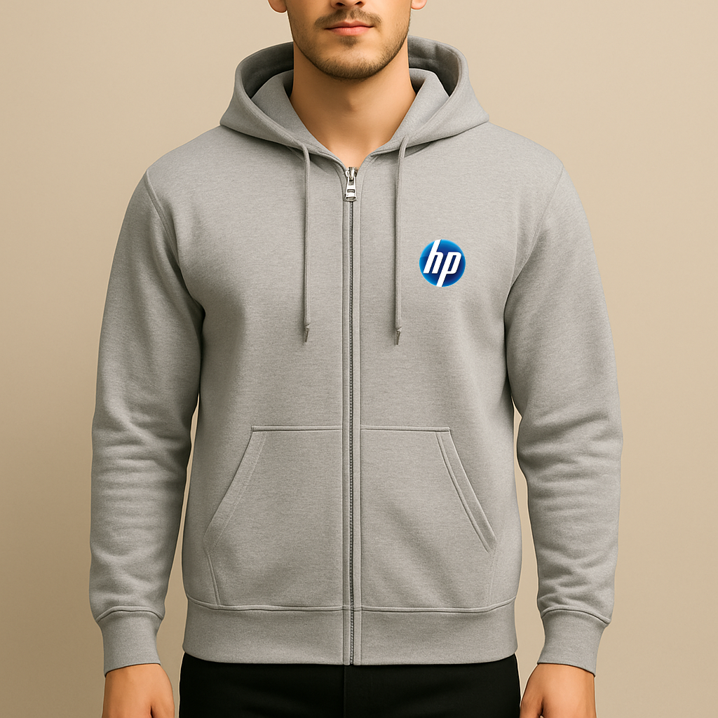 Men's HP Logo Zipper Hoodie