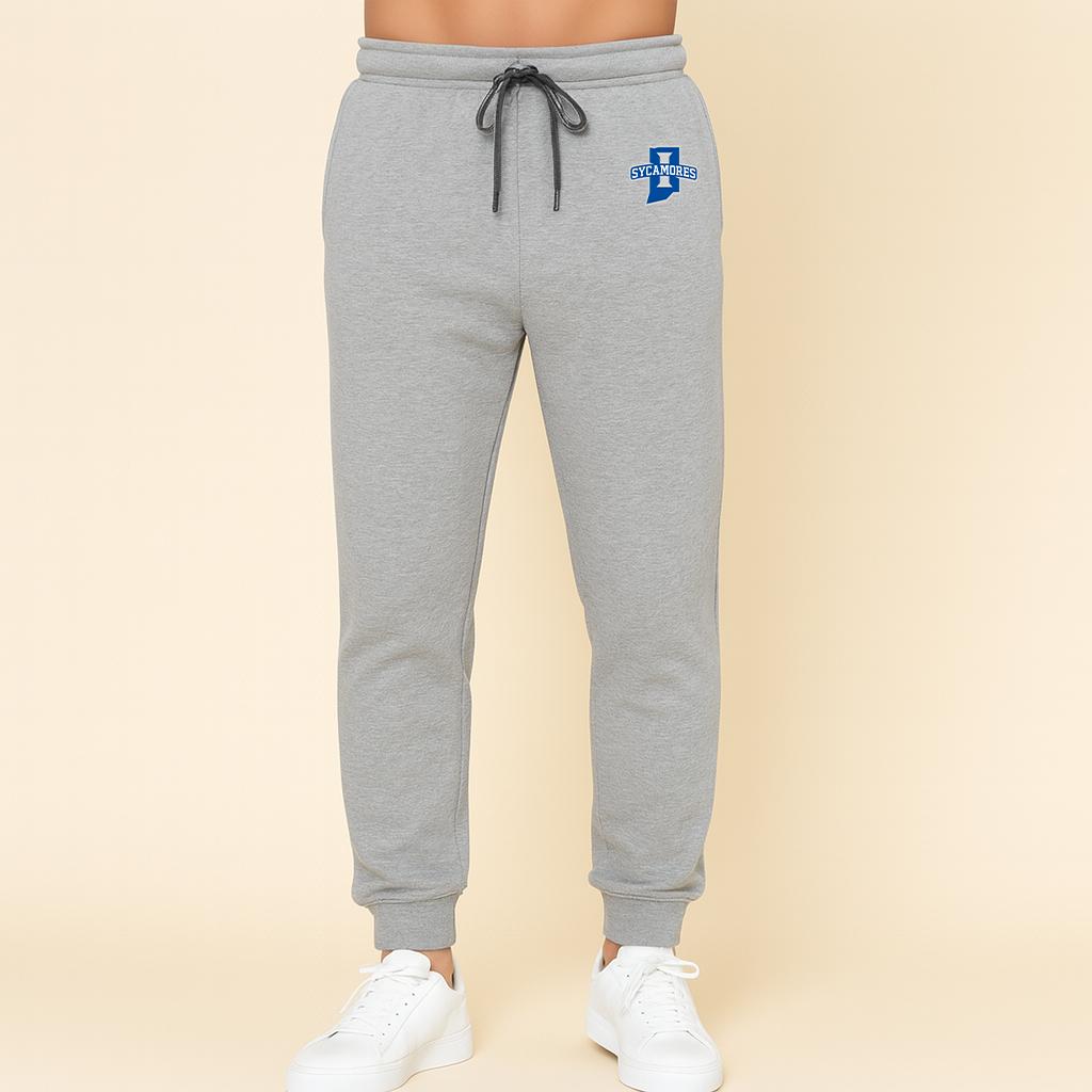 Men's Indiana State Sycamores Logo Joggers Sweatpants