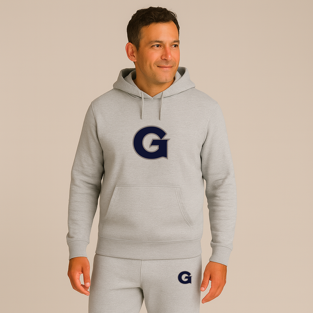 Men's Georgetown Hoyas Logo Hoodie Joggers Set