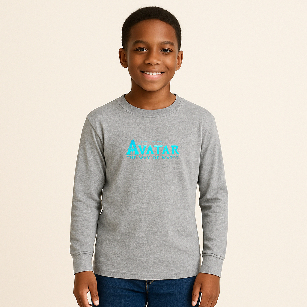 Youth Kids James Cameron Avatar The Way of Water Long Sleeve T-Shirt