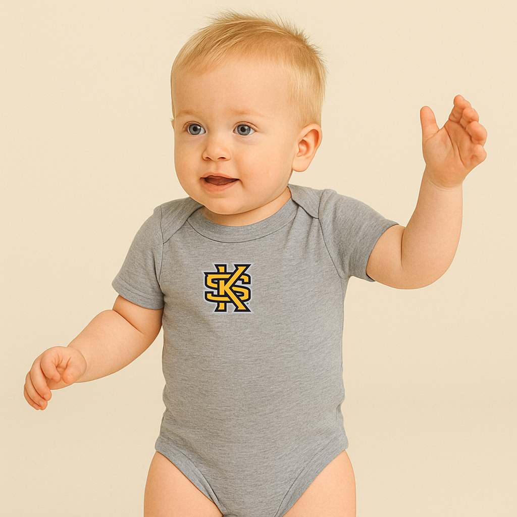 Kennesaw State Owls Logo Baby Romper Onesie