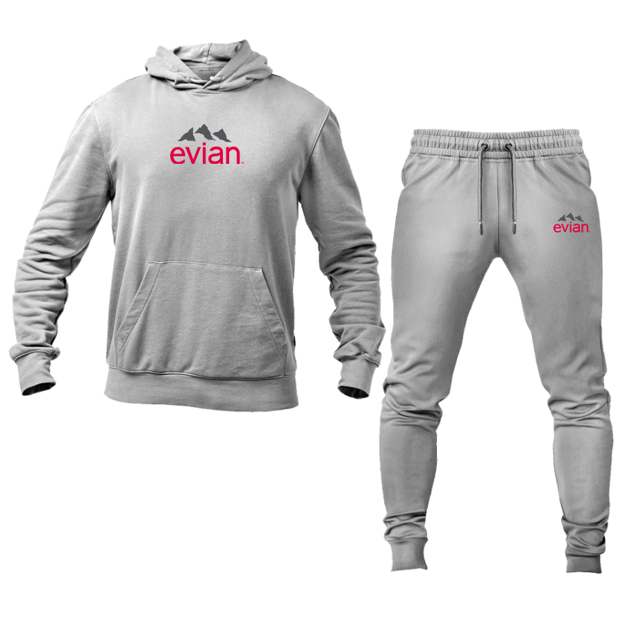 Men's Evian Logo Hoodie Joggers Set