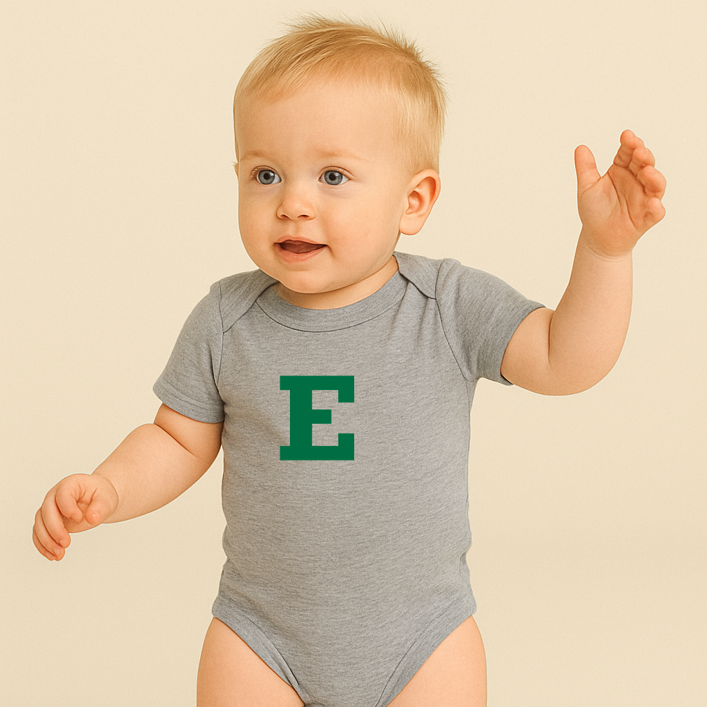 Eastern Michigan Eagles Logo Baby Romper Onesie