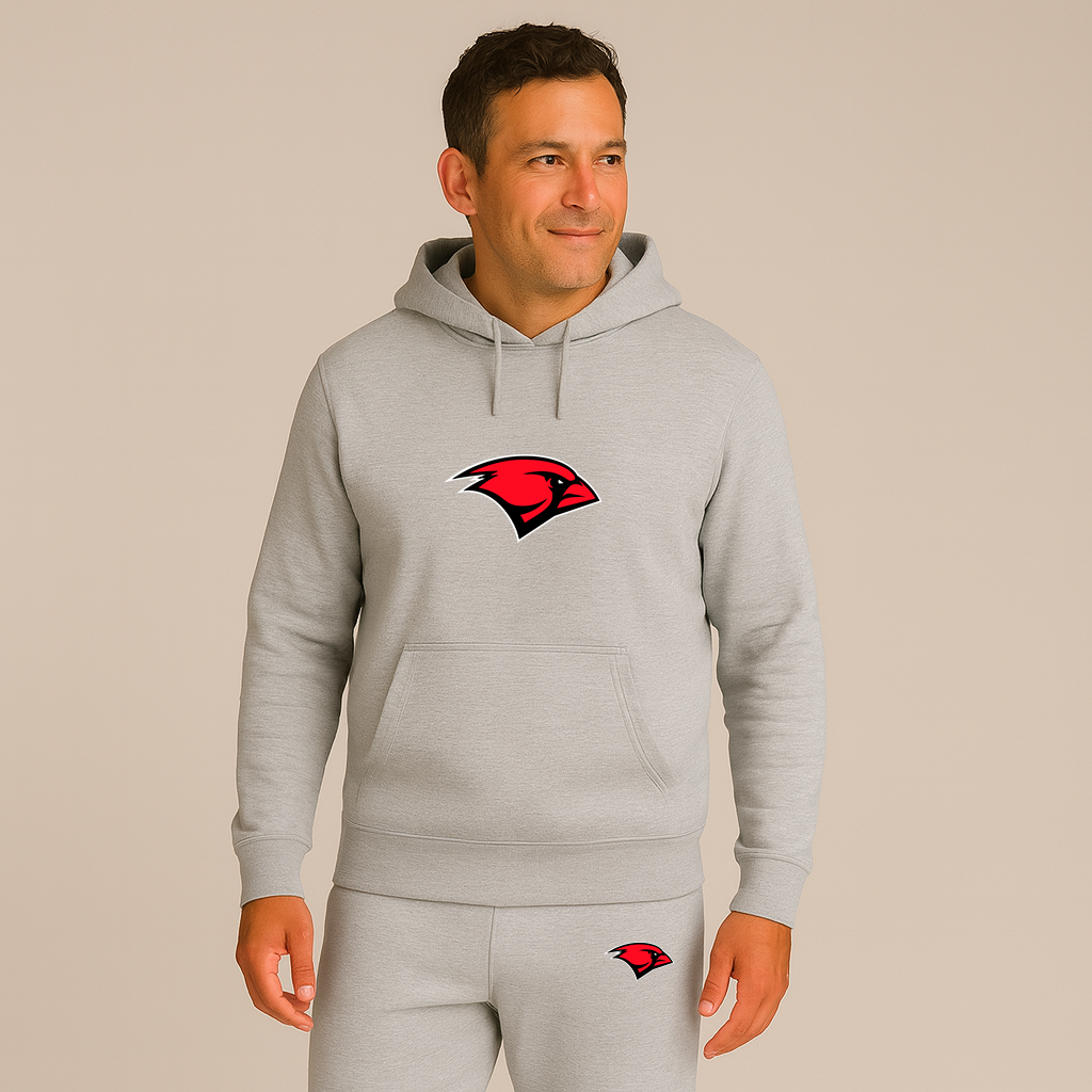 Men's Incarnate Word Cardinals Logo Hoodie Joggers Set