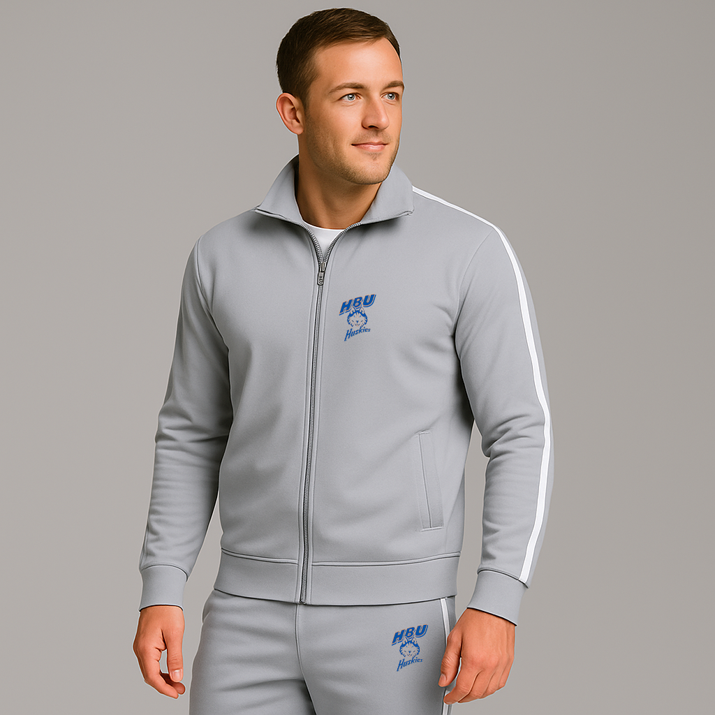 Men's Houston Baptist Huskies Logo Dri-Fit TrackSuit